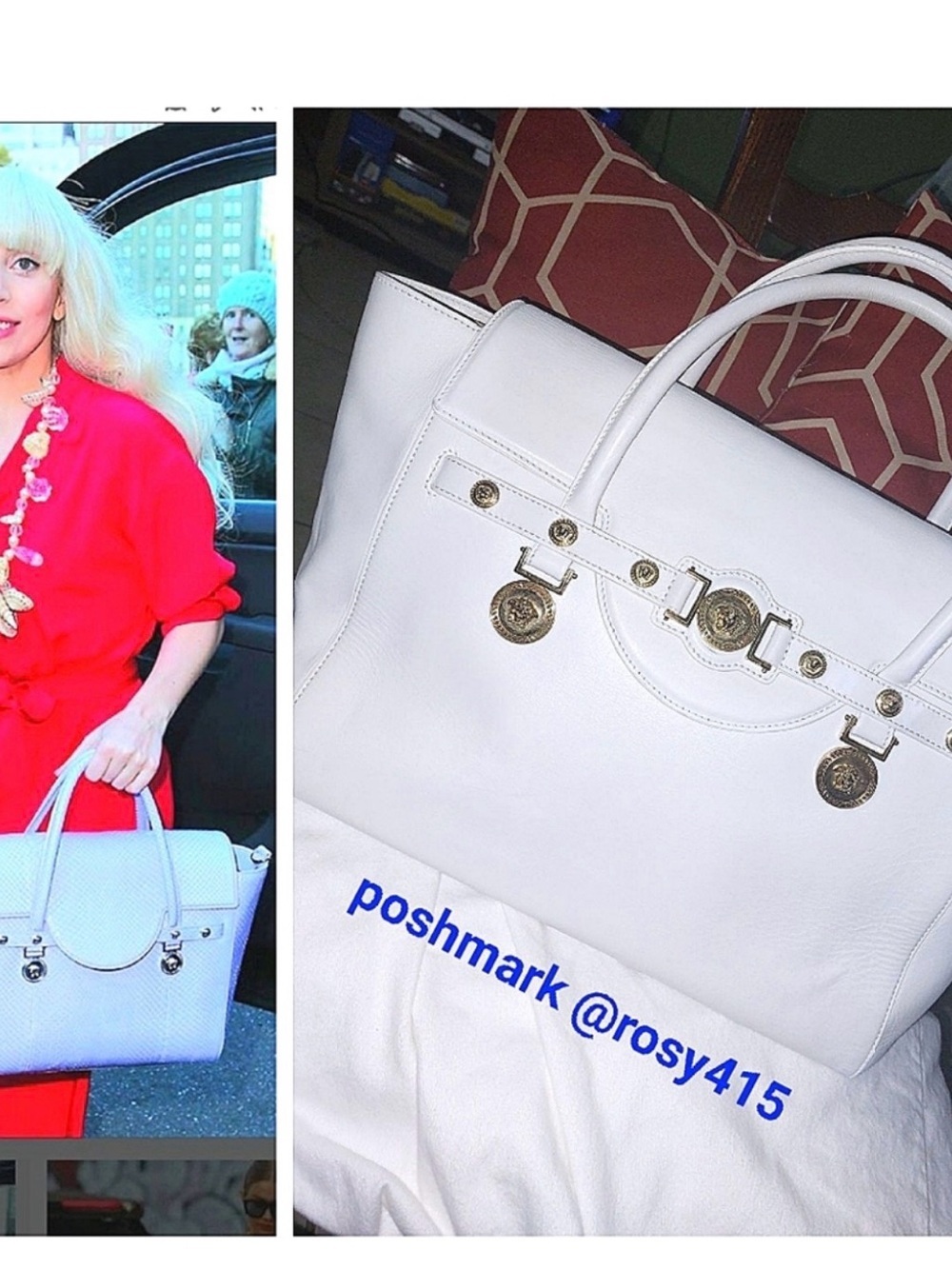 STUNNING💎Versace 💎MEDUSA LOGO SATCHEL CROSSBODY DESIGNER BAG